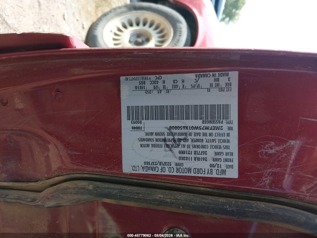 Продажа на аукционе авто 2001 Mercury Grand Marquis Ls, vin: 2MEFM75W01X650808, номер лота: 45779062