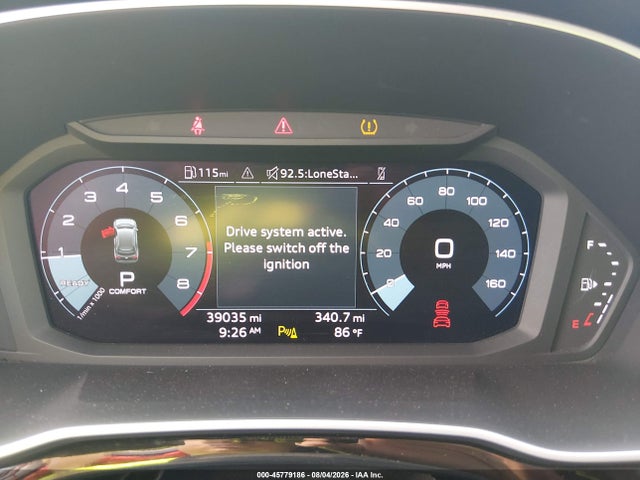 45779186 :رقم المزاد ، WA1DECF33R1125372 vin ، 2024 Audi Q3 Premium 45 Tfsi S Line Quattro Tiptronic مزاد بيع