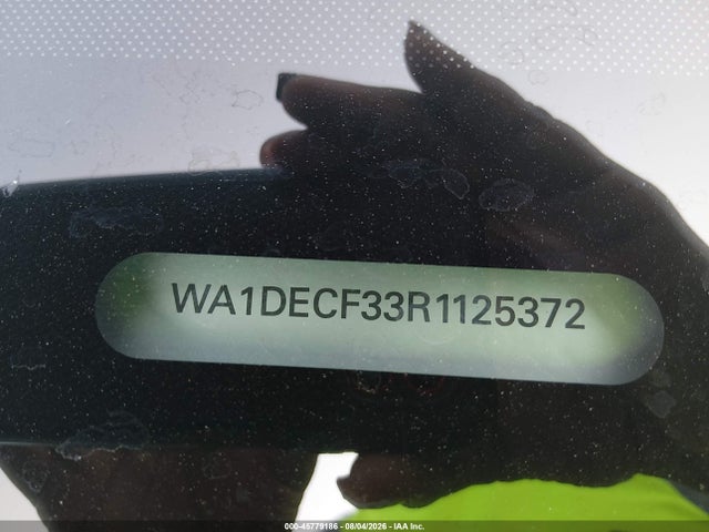 45779186 :رقم المزاد ، WA1DECF33R1125372 vin ، 2024 Audi Q3 Premium 45 Tfsi S Line Quattro Tiptronic مزاد بيع