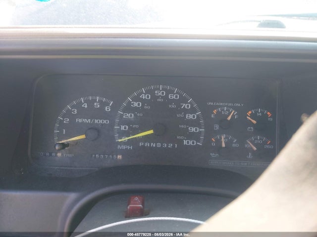 Aukcja sprzedaży 1997 Chevrolet C/k 1500 Work Fleetside W/t, vin: 1GCEC14W0VZ136844, numer aukcji: 45779225