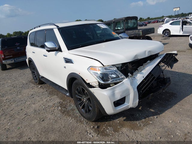 45779248 :رقم المزاد ، JN8AY2NE7JX700463 vin ، 2018 Nissan Armada Platinum مزاد بيع