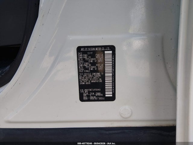 45779248 :رقم المزاد ، JN8AY2NE7JX700463 vin ، 2018 Nissan Armada Platinum مزاد بيع