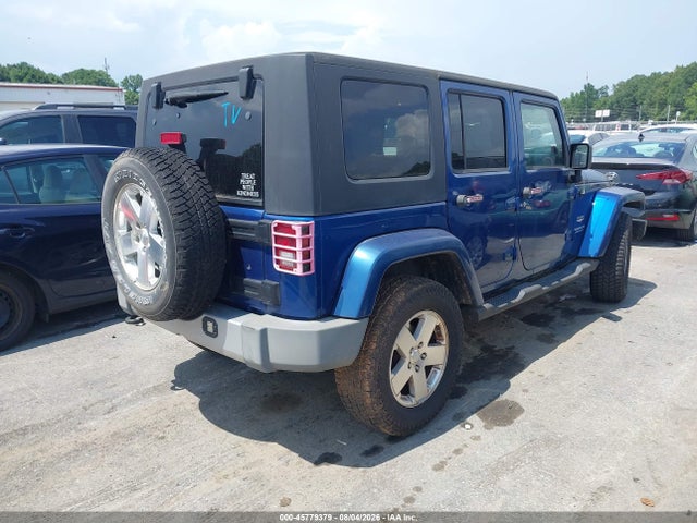 2009 Jeep Wrangler Unlimited Sahara მანქანა იყიდება აუქციონზე, vin: 1J4GA59139L765388, აუქციონის ნომერი: 45779379