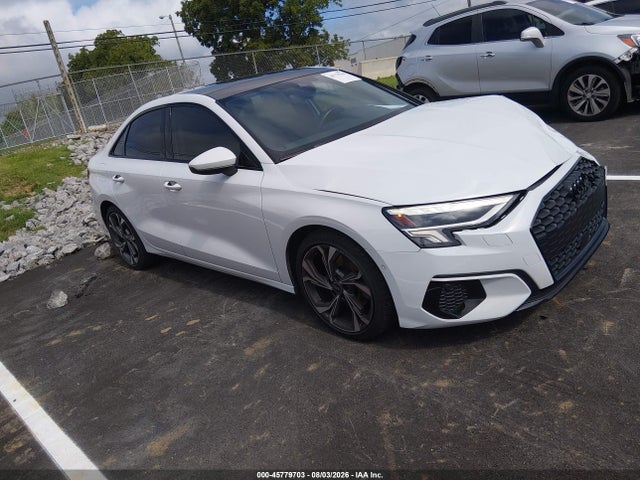 2023 Audi A3 Premium Plus 40 Tfsi Front-wheel Drive S Tronic მანქანა იყიდება აუქციონზე, vin: WAUBUDGY9PA086734, აუქციონის ნომერი: 45779703