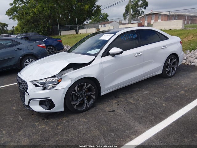 2023 Audi A3 Premium Plus 40 Tfsi Front-wheel Drive S Tronic მანქანა იყიდება აუქციონზე, vin: WAUBUDGY9PA086734, აუქციონის ნომერი: 45779703