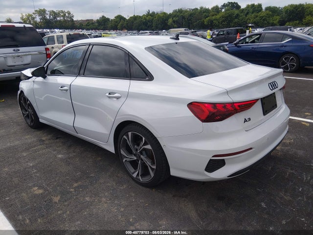 2023 Audi A3 Premium Plus 40 Tfsi Front-wheel Drive S Tronic მანქანა იყიდება აუქციონზე, vin: WAUBUDGY9PA086734, აუქციონის ნომერი: 45779703