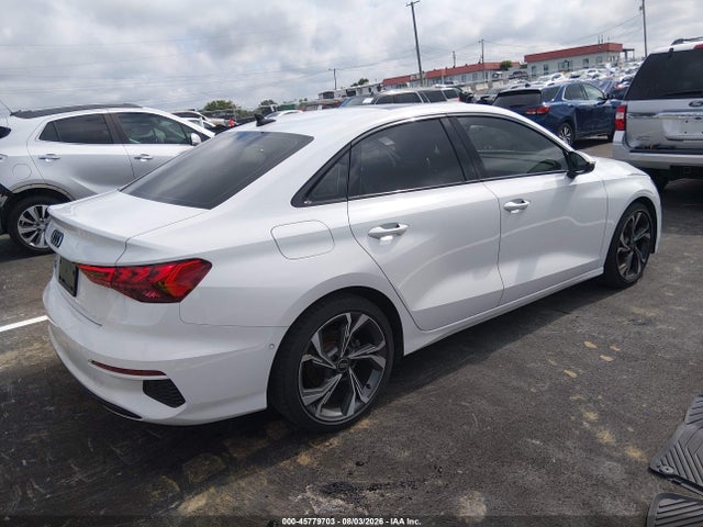 2023 Audi A3 Premium Plus 40 Tfsi Front-wheel Drive S Tronic მანქანა იყიდება აუქციონზე, vin: WAUBUDGY9PA086734, აუქციონის ნომერი: 45779703