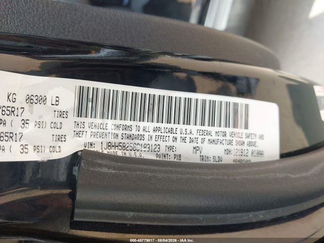 45779817 :رقم المزاد ، 1J8HH58258C183123 vin ، 2008 Jeep Commander Limited مزاد بيع