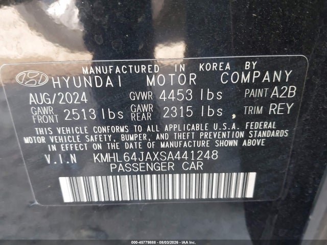 Hyundai SONATA SEL 2025 KMHL64JAXSA441248 Image 9