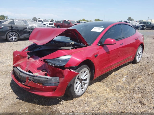 Tesla Model 3 Rear-wheel Drive 2022 5YJ3E1EAXNF289581 Image 2