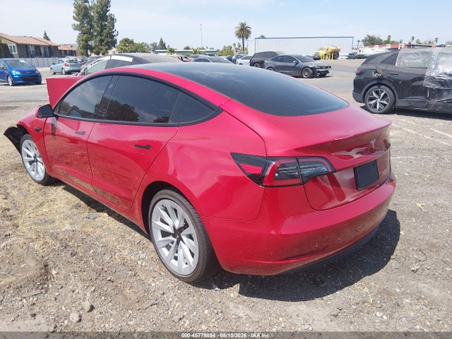 Tesla Model 3 Rear-wheel Drive 2022 5YJ3E1EAXNF289581 Image 3