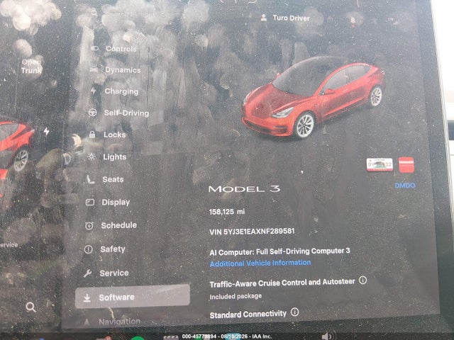 Tesla Model 3 Rear-wheel Drive 2022 5YJ3E1EAXNF289581 Image 7