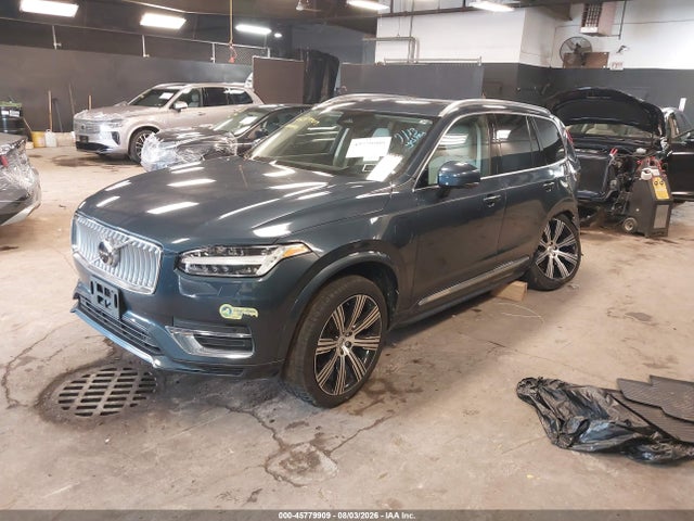 45779909 :رقم المزاد ، YV4H60CF4R1165328 vin ، 2024 Volvo Xc90 Recharge Plug-in Hybrid T8 Ultimate Bright Theme 7-seater مزاد بيع