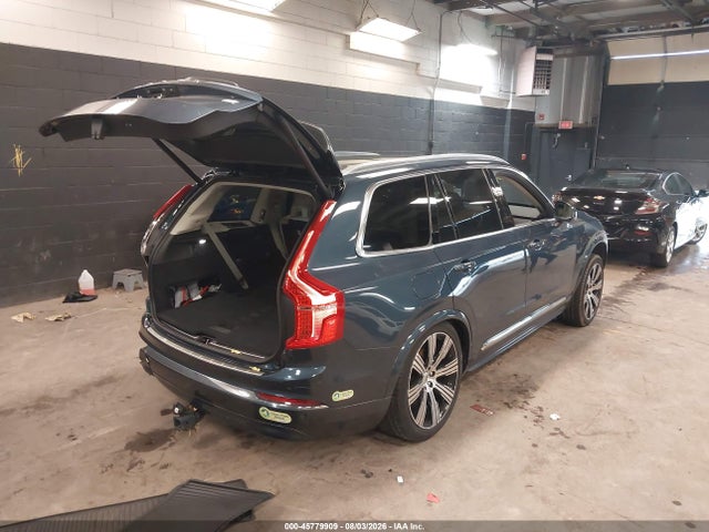 45779909 :رقم المزاد ، YV4H60CF4R1165328 vin ، 2024 Volvo Xc90 Recharge Plug-in Hybrid T8 Ultimate Bright Theme 7-seater مزاد بيع