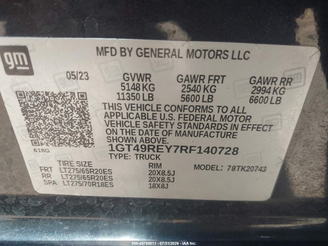 GMC Sierra 2500hd 4wd Standard Bed Denali 2024 1GT49REY7RF140728 Image 8