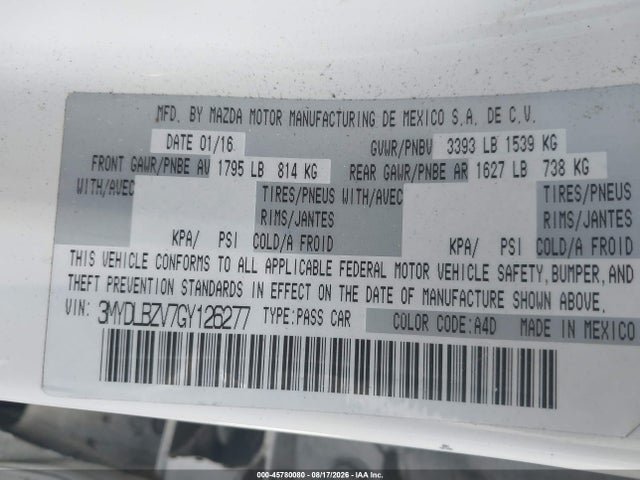 Scion IA 2016 3MYDLBZV7GY126277 Image 9