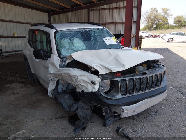 Aukcja sprzedaży 2020 Jeep Renegade Upland 4x4, vin: ZACNJBABXLPL21974, numer aukcji: 45780135