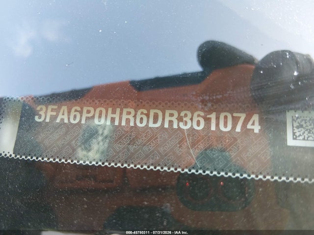 45780311 :رقم المزاد ، 3FA6P0HR6DR361074 vin ، 2013 Ford Fusion Se مزاد بيع
