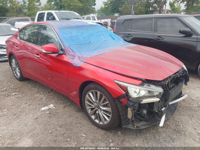 2022 Infiniti Q50 Luxe Awd მანქანა იყიდება აუქციონზე, vin: JN1EV7BR9NM340861, აუქციონის ნომერი: 45780433