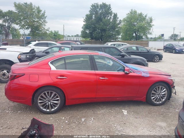 2022 Infiniti Q50 Luxe Awd მანქანა იყიდება აუქციონზე, vin: JN1EV7BR9NM340861, აუქციონის ნომერი: 45780433