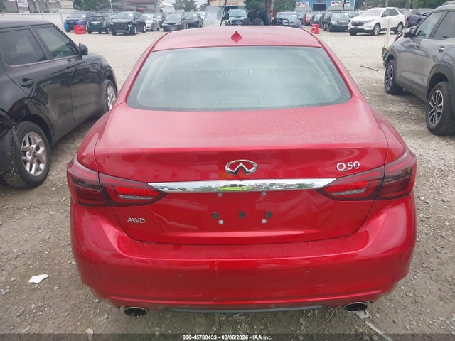 2022 Infiniti Q50 Luxe Awd მანქანა იყიდება აუქციონზე, vin: JN1EV7BR9NM340861, აუქციონის ნომერი: 45780433