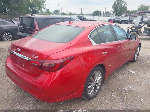 2022 Infiniti Q50 Luxe Awd მანქანა იყიდება აუქციონზე, vin: JN1EV7BR9NM340861, აუქციონის ნომერი: 45780433
