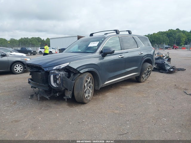 45780443 :رقم المزاد ، KM8R74HE6NU342963 vin ، 2022 Hyundai Palisade Calligraphy مزاد بيع