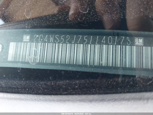 Продаж на аукціоні авто 2005 Buick Century, vin: 2G4WS52J751140173, номер лоту: 45780476