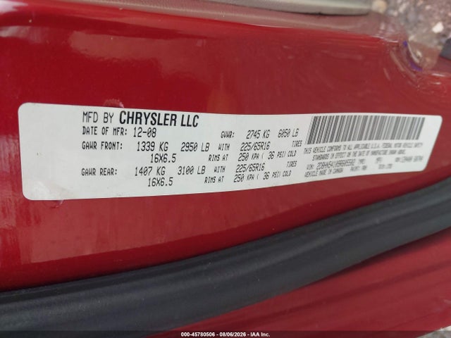 Продаж на аукціоні авто 2009 Dodge Grand Caravan Sxt, vin: 2D8HN54109R605502, номер лоту: 45780506