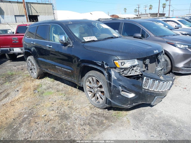 Aukcja sprzedaży 2018 Jeep Grand Cherokee Overland 4x2, vin: 1C4RJECG5JC322725, numer aukcji: 45780521