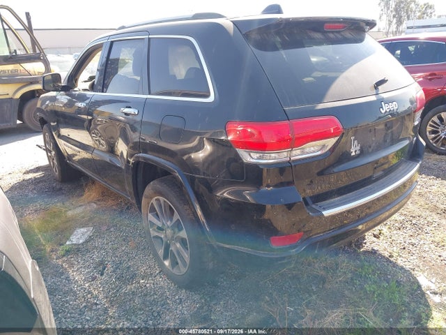 Aukcja sprzedaży 2018 Jeep Grand Cherokee Overland 4x2, vin: 1C4RJECG5JC322725, numer aukcji: 45780521