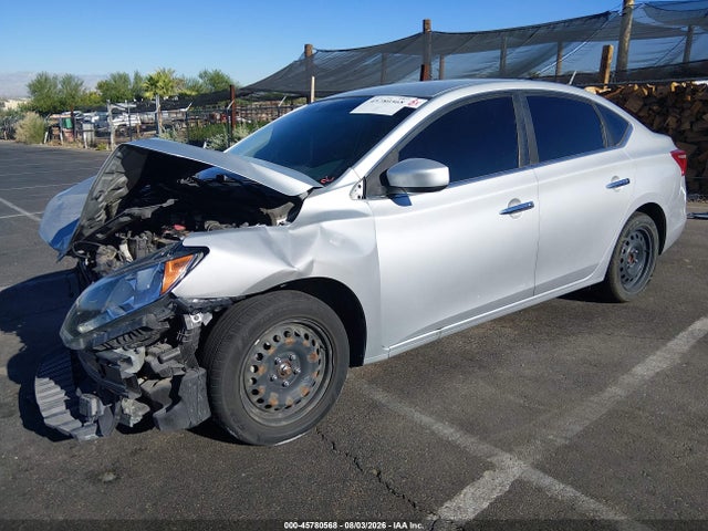 45780568 :رقم المزاد ، 3N1AB7AP7JY305640 vin ، 2018 Nissan Sentra S مزاد بيع