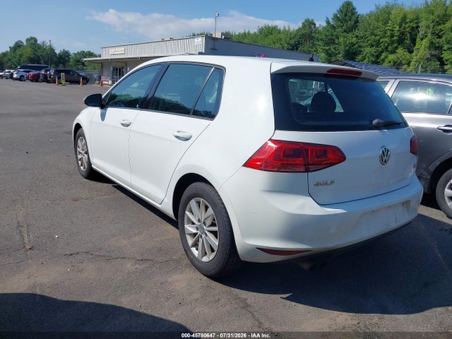 Продажа на аукционе авто 2016 Volkswagen Golf Tsi S 4-door, vin: 3VW217AU5GM032009, номер лота: 45780647
