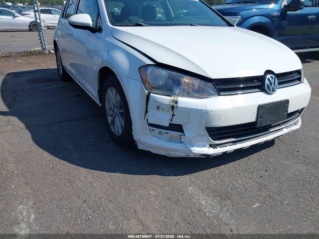 Продажа на аукционе авто 2016 Volkswagen Golf Tsi S 4-door, vin: 3VW217AU5GM032009, номер лота: 45780647