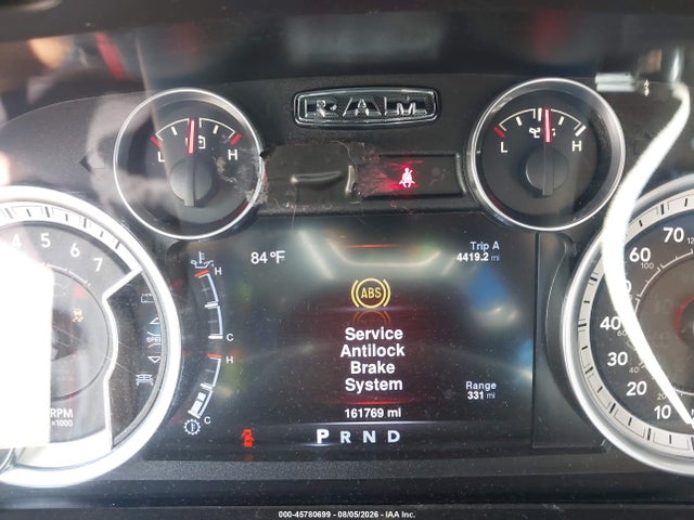 Продаж на аукціоні авто 2016 Ram 1500 Laramie, vin: 1C6RR6NT2GS347855, номер лоту: 45780699