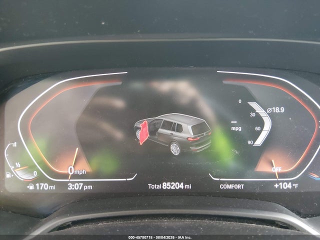 Aukcja sprzedaży 2021 Bmw X7 Xdrive40i, vin: 5UXCW2C01M9E11770, numer aukcji: 45780718