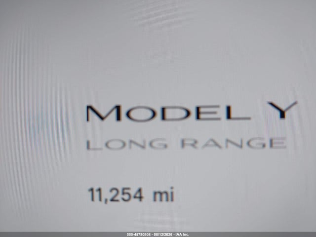 45780808 :رقم المزاد ، 7SAYGDED0TA452151 vin ، 2026 Tesla Model Y مزاد بيع
