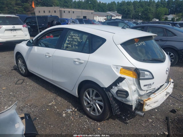 Продажа на аукционе авто 2012 Mazda Mazda3 I Touring, vin: JM1BL1L85C1639044, номер лота: 45781019