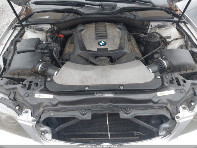 2007 Bmw 750i მანქანა იყიდება აუქციონზე, vin: WBAHL83517DT10920, აუქციონის ნომერი: 45781035