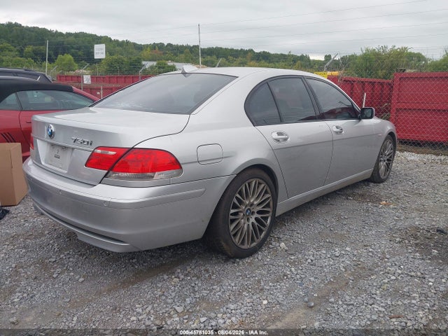 2007 Bmw 750i მანქანა იყიდება აუქციონზე, vin: WBAHL83517DT10920, აუქციონის ნომერი: 45781035