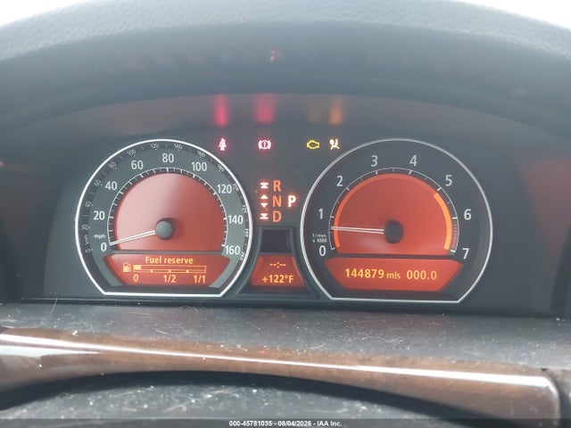 2007 Bmw 750i მანქანა იყიდება აუქციონზე, vin: WBAHL83517DT10920, აუქციონის ნომერი: 45781035