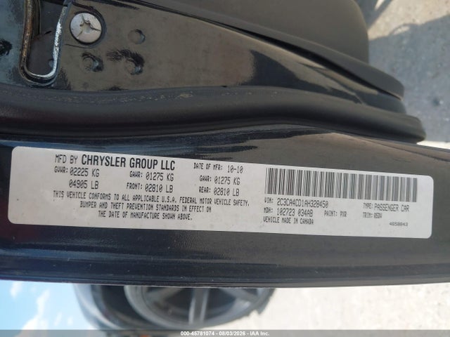 45781074 :رقم المزاد ، 2C3CA4CD1AH328450 vin ، 2010 Chrysler 300 Touring مزاد بيع