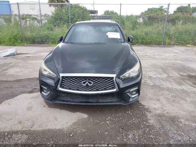 2018 Infiniti Q50 3.0t Luxe მანქანა იყიდება აუქციონზე, vin: JN1EV7AP6JM363119, აუქციონის ნომერი: 45781152