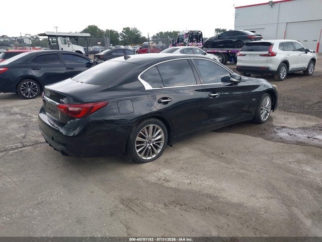 2018 Infiniti Q50 3.0t Luxe მანქანა იყიდება აუქციონზე, vin: JN1EV7AP6JM363119, აუქციონის ნომერი: 45781152