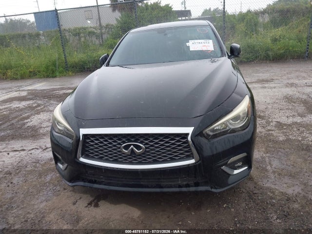 2018 Infiniti Q50 3.0t Luxe მანქანა იყიდება აუქციონზე, vin: JN1EV7AP6JM363119, აუქციონის ნომერი: 45781152