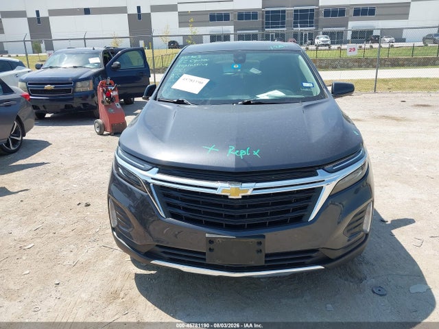 2022 Chevrolet Equinox Fwd Lt მანქანა იყიდება აუქციონზე, vin: 2GNAXKEV1N6155193, აუქციონის ნომერი: 45781190