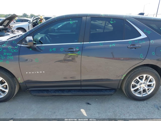 2022 Chevrolet Equinox Fwd Lt მანქანა იყიდება აუქციონზე, vin: 2GNAXKEV1N6155193, აუქციონის ნომერი: 45781190