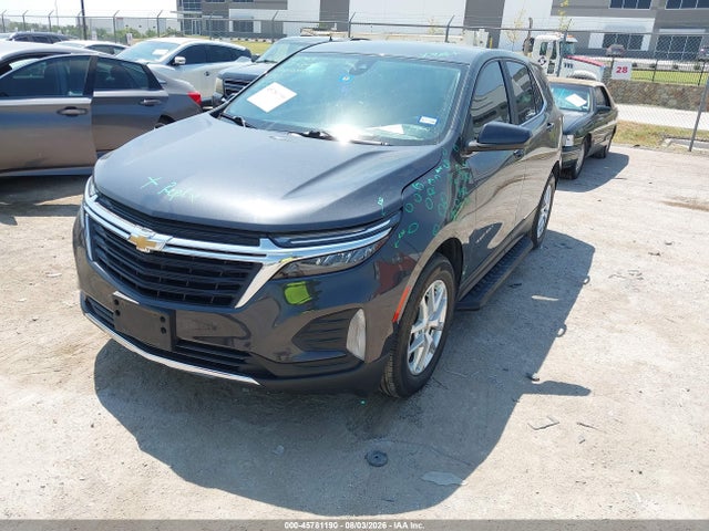 2022 Chevrolet Equinox Fwd Lt მანქანა იყიდება აუქციონზე, vin: 2GNAXKEV1N6155193, აუქციონის ნომერი: 45781190