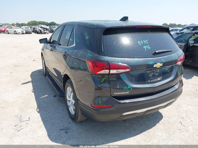 2022 Chevrolet Equinox Fwd Lt მანქანა იყიდება აუქციონზე, vin: 2GNAXKEV1N6155193, აუქციონის ნომერი: 45781190