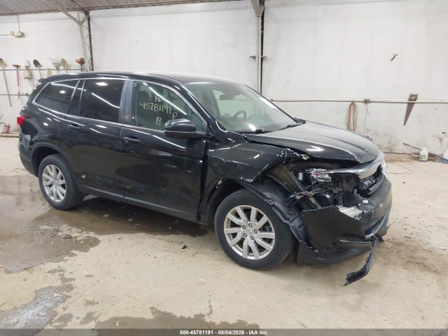 2019 Honda Pilot Lx მანქანა იყიდება აუქციონზე, vin: 5FNYF6H11KB068216, აუქციონის ნომერი: 45781191
